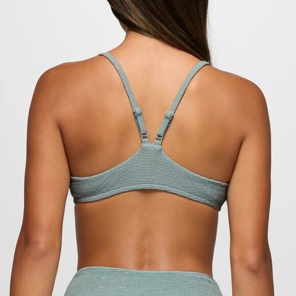 NWT PrAna Lahari Scrunch Swim Top - “Saltwater” - size S 🌊 - Picture 3 of 7